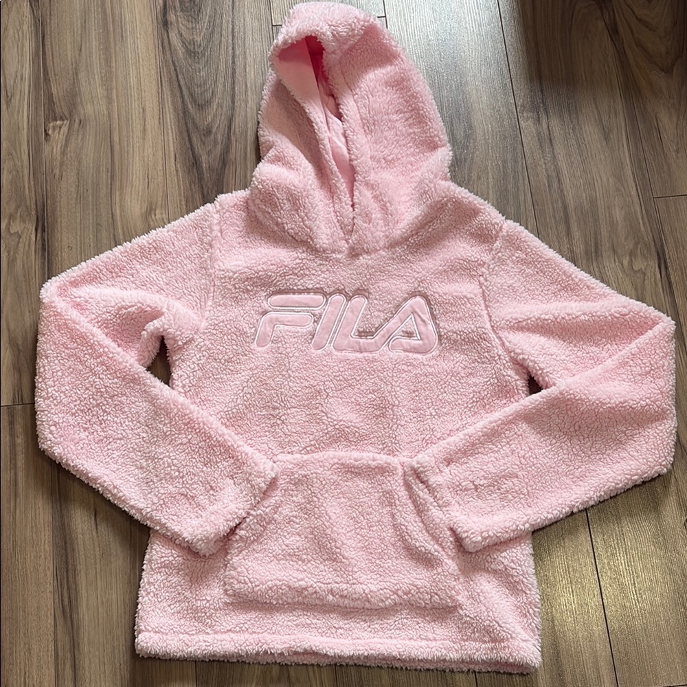 NWOT FILA Kids Pink Fleece Hoodie